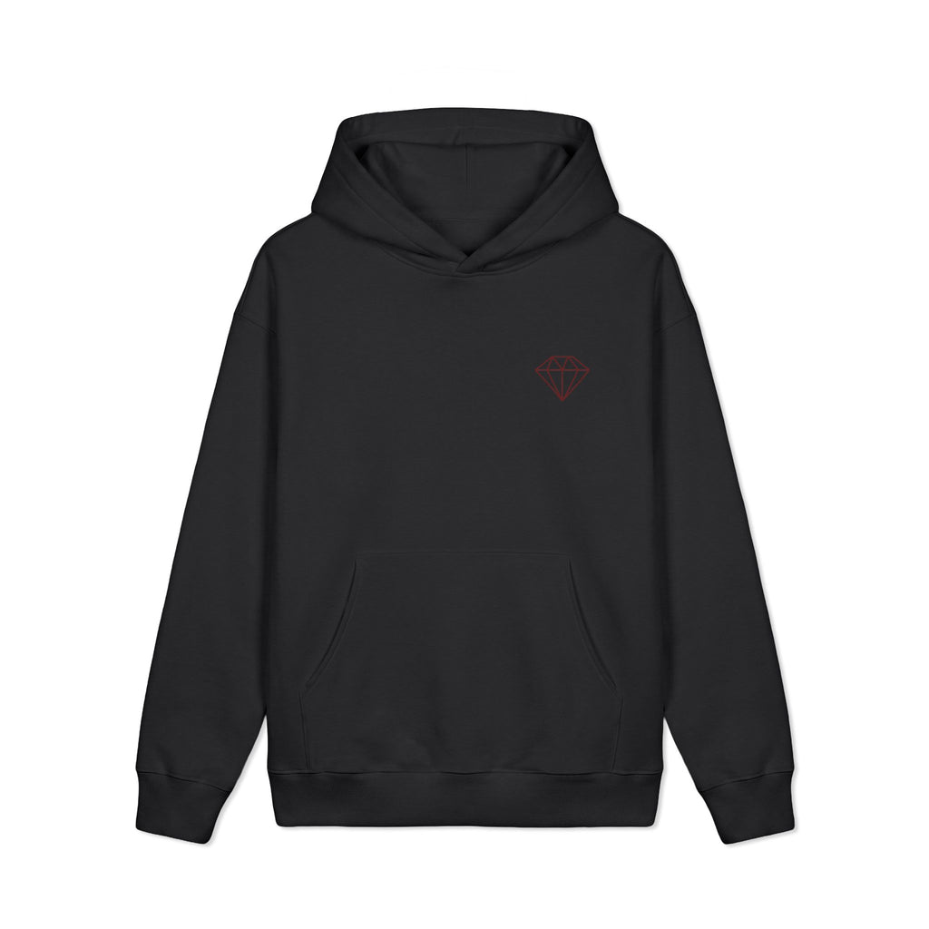 Woven By God Hoodie — Inspirational Olive Pullover with Back Script