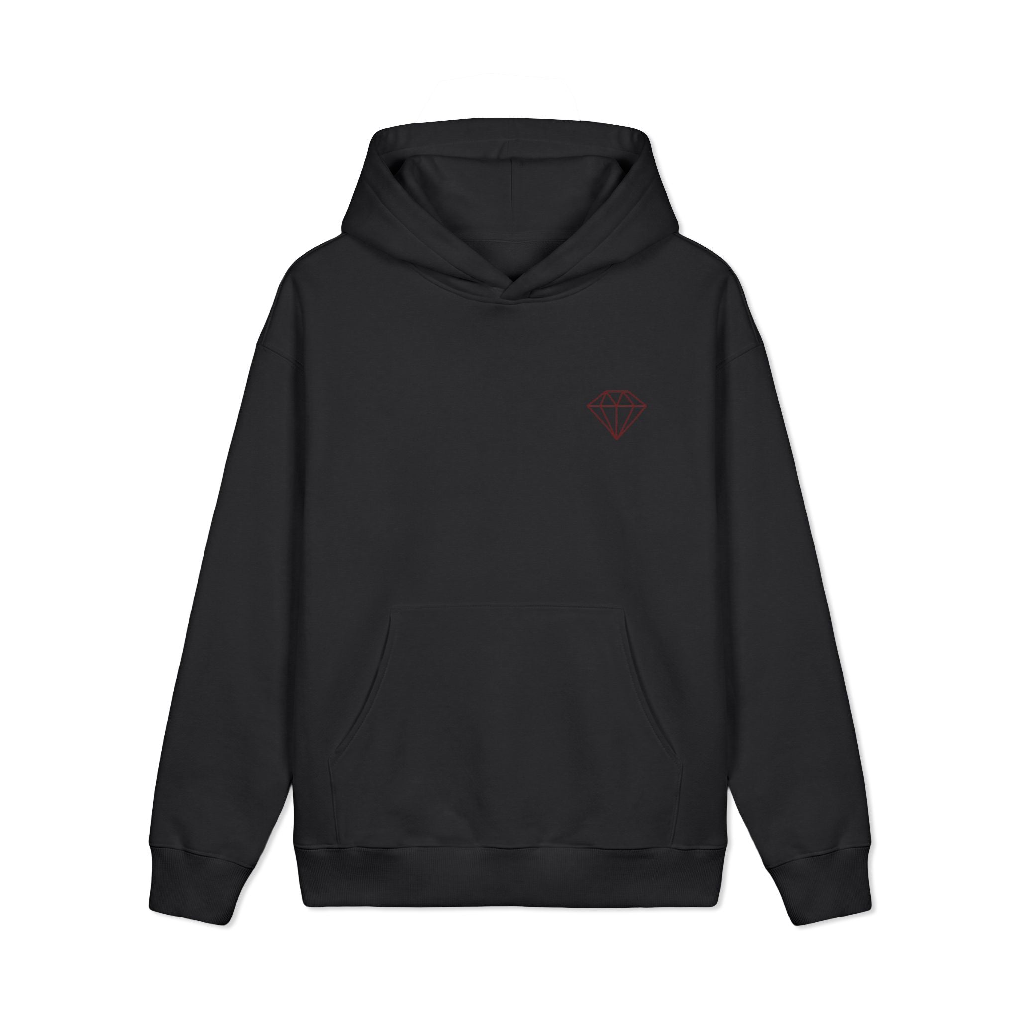 Woven By God Hoodie — Inspirational Olive Pullover with Back Script