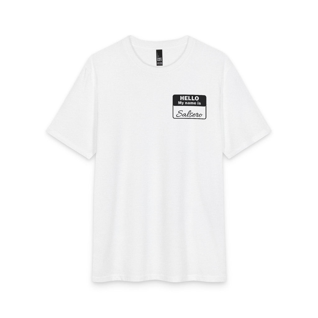 Salsa Dancing Social Tee — “Hello, Salsero” Mambo Club T‑Shirt (Raleigh NC)