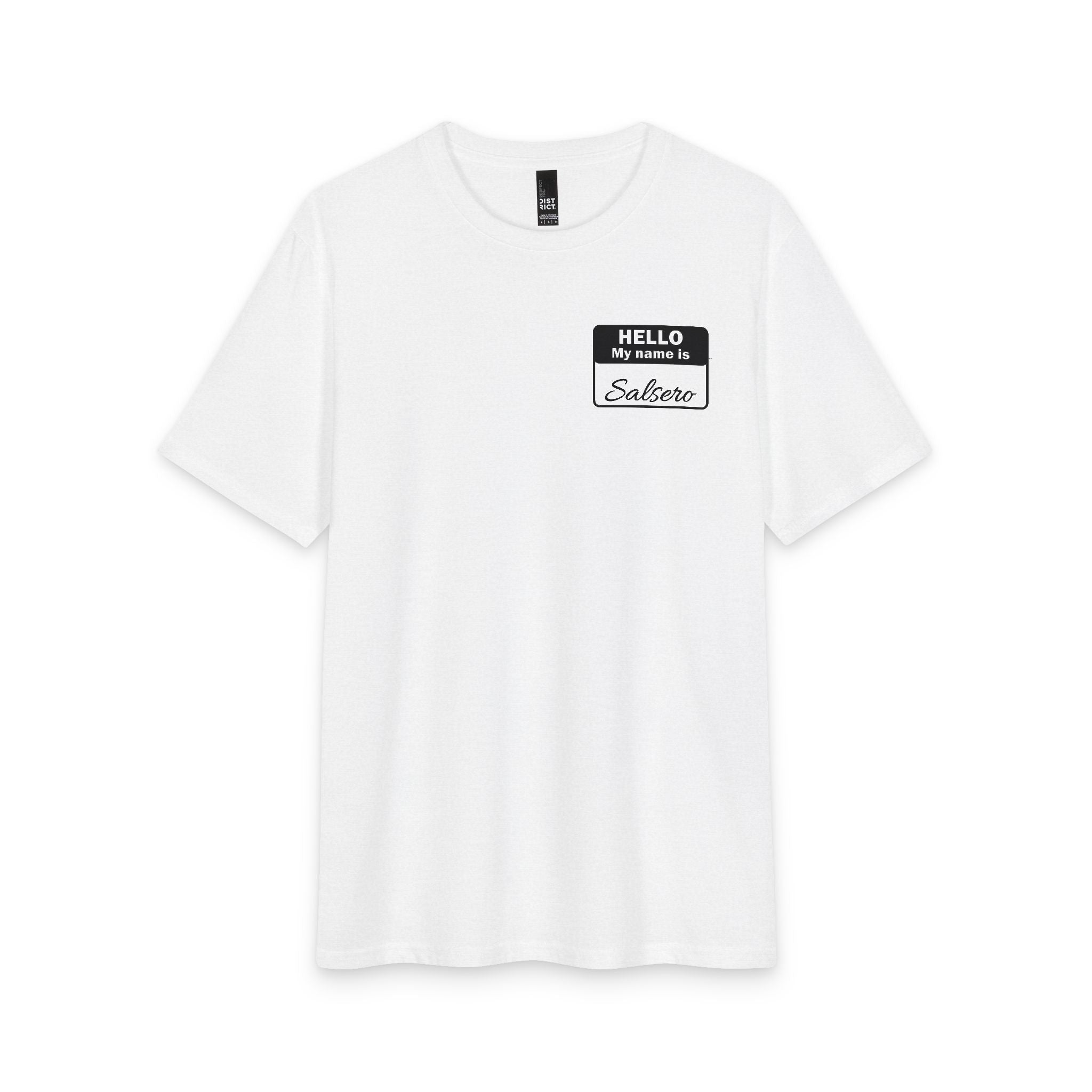 Salsa Dancing Social Tee — “Hello, Salsero” Mambo Club T‑Shirt (Raleigh NC)
